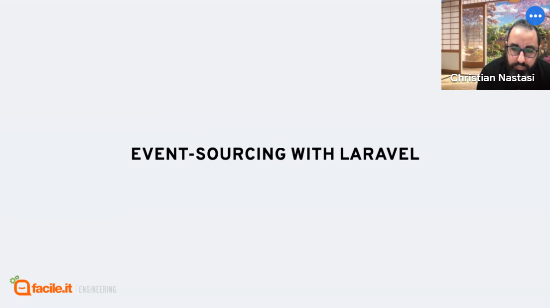 Event sourcing with Laravel